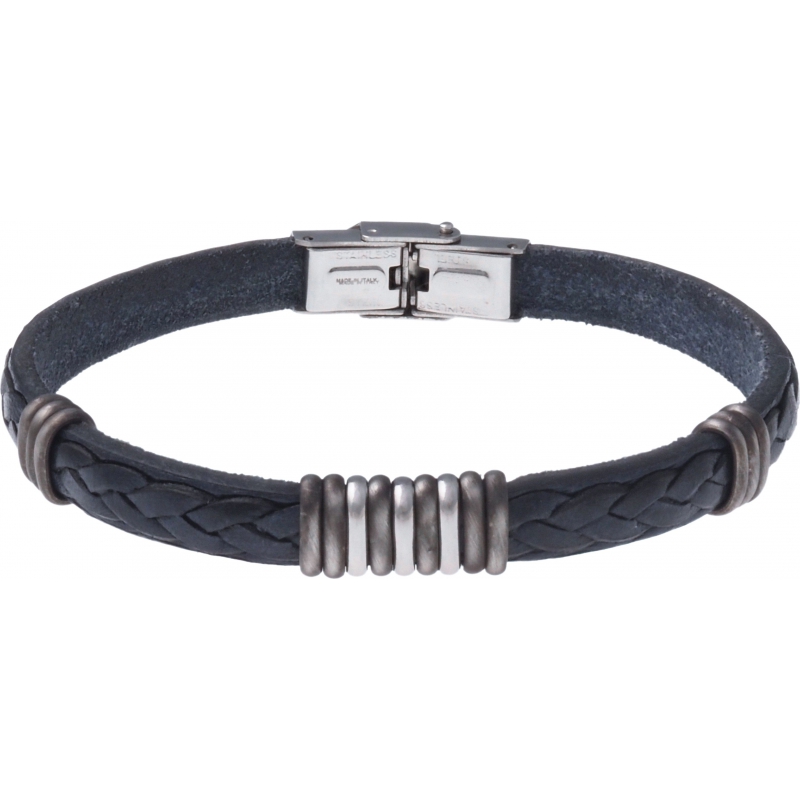 LPV Bracelet cuir bleu 65€ HD328